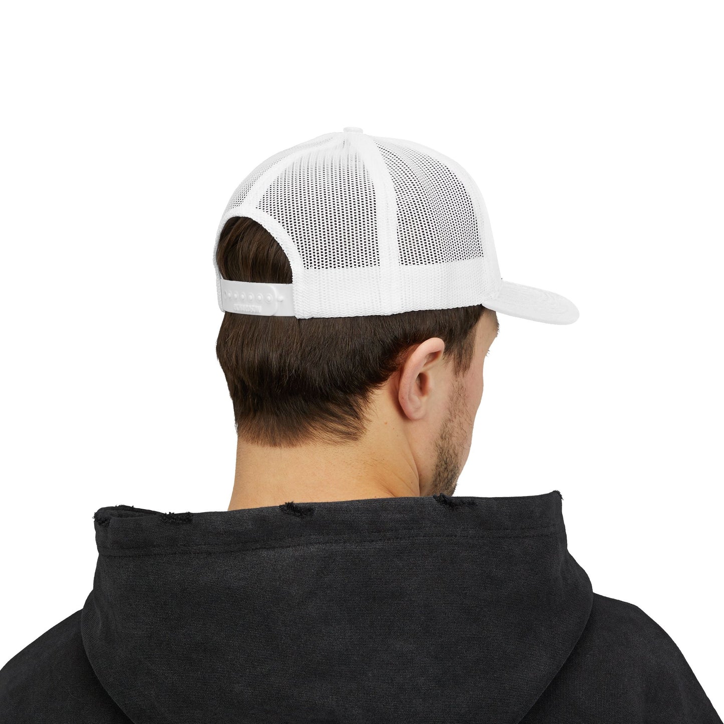 Best Seat in The House Trucker Cap White