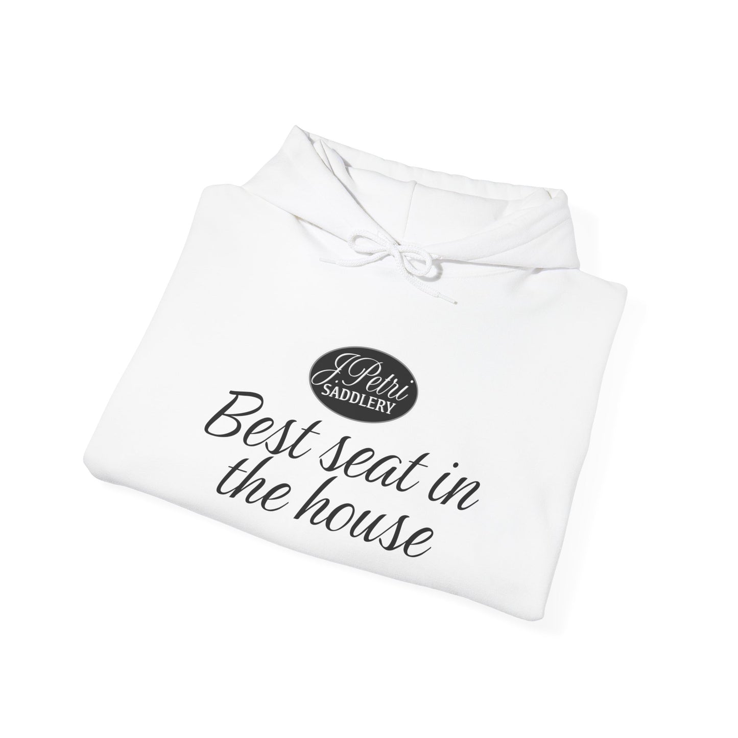 Best Seat in the House Hoodie White