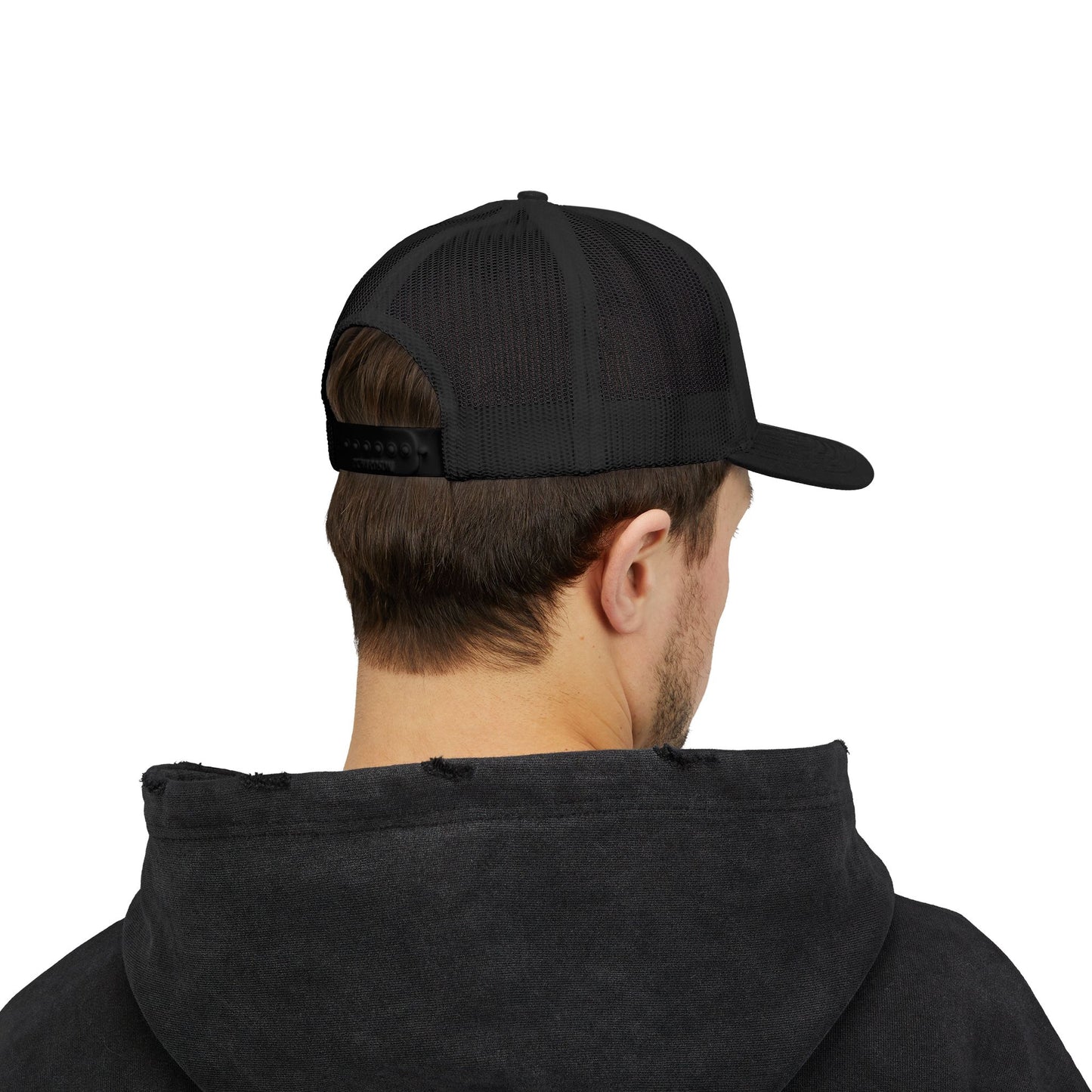 Best Seat in the House Trucker Cap Black No Logo