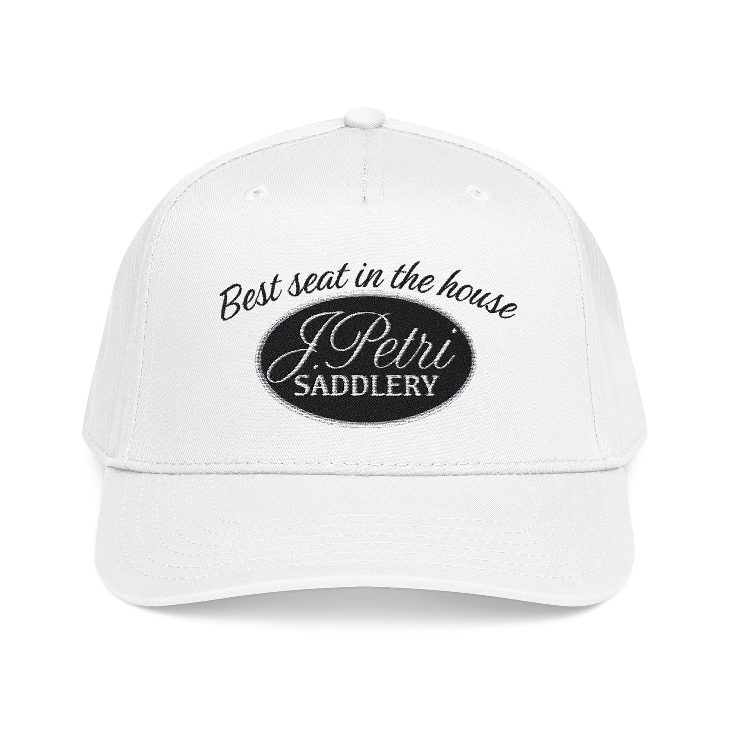 J. Petri Saddlery Logo Hat White