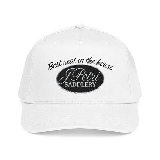J. Petri Saddlery Logo Hat White