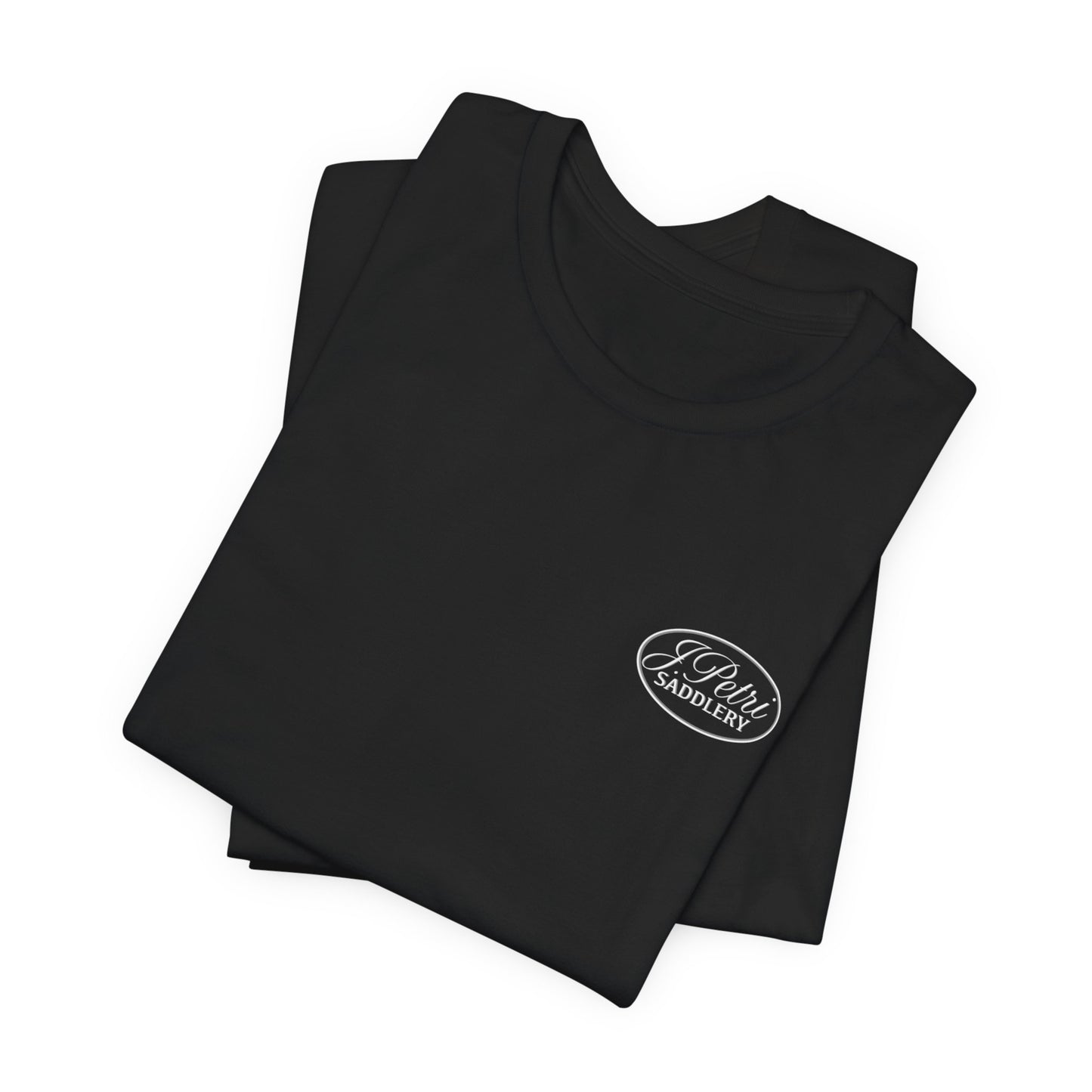 J. Petri Saddlery Logo Tee Black