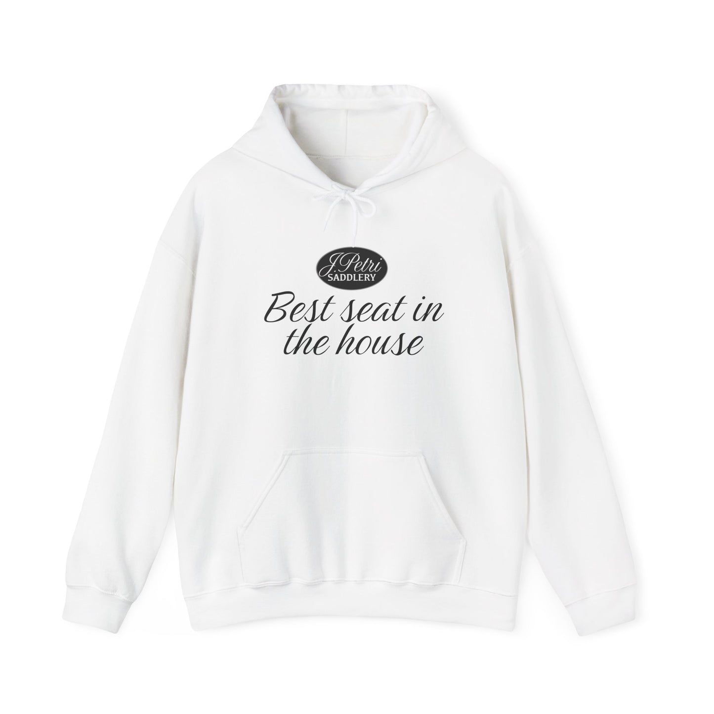 Best Seat in the House Hoodie White