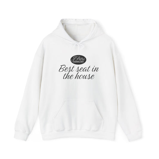Best Seat in the House Hoodie White